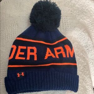 Under Armour Navy and Orange Toque